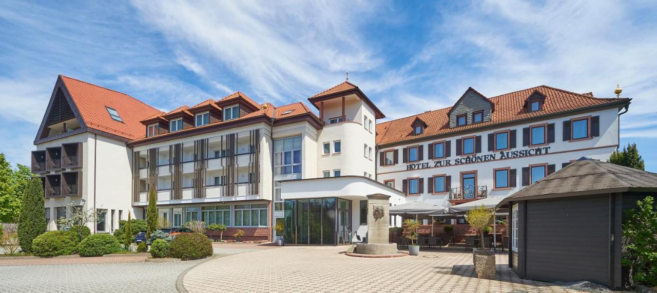 Hotel Zur Schoenen Aussicht Марктхайденфельд Экстерьер фото